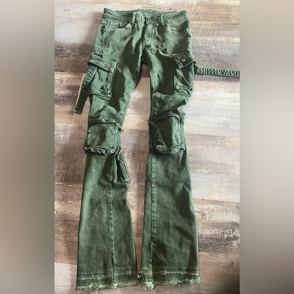 Pheelings men’s  Green Cargo Jeans